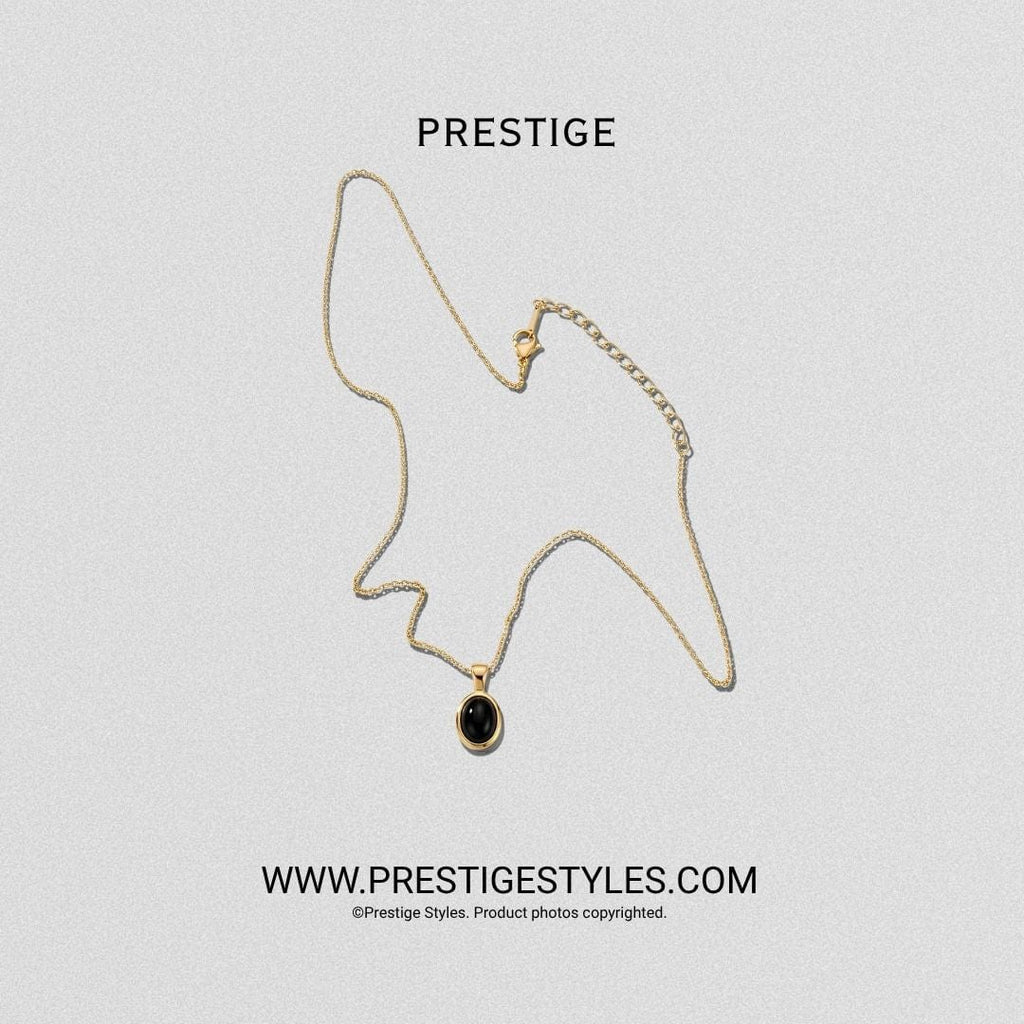 Onyx Medallion Pendant with Chain - Prestige Styles - Bangladesh