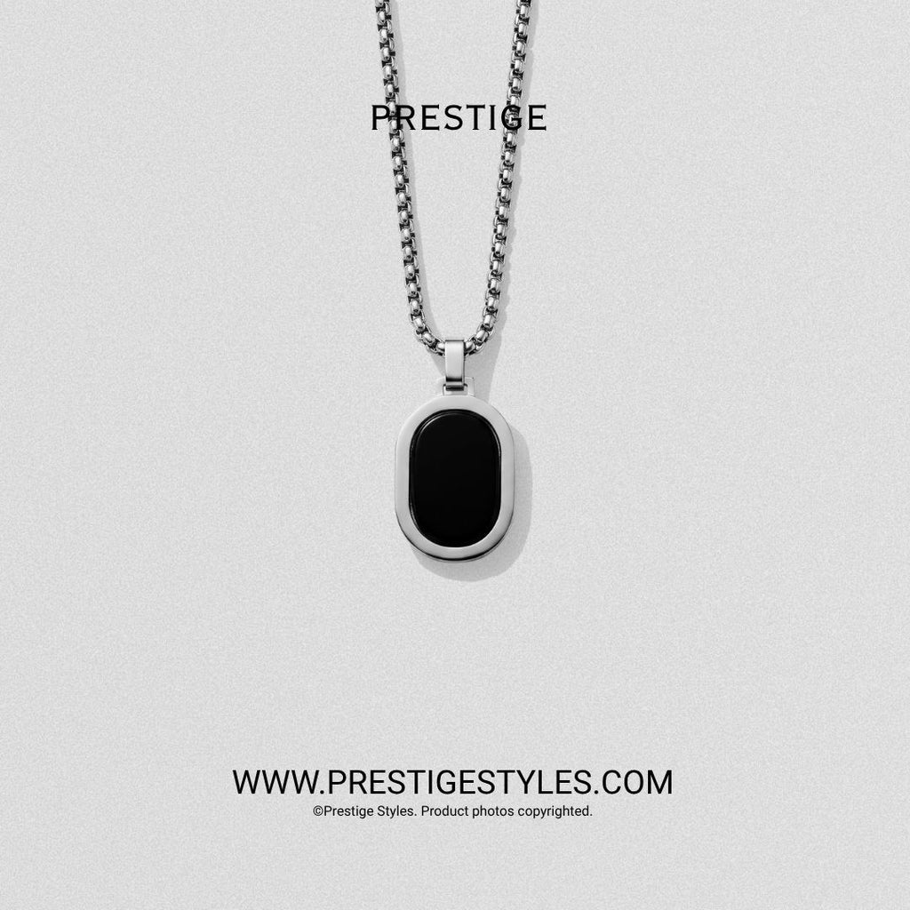 Oval Core Pendant With Chain - Prestige Styles - Bangladesh