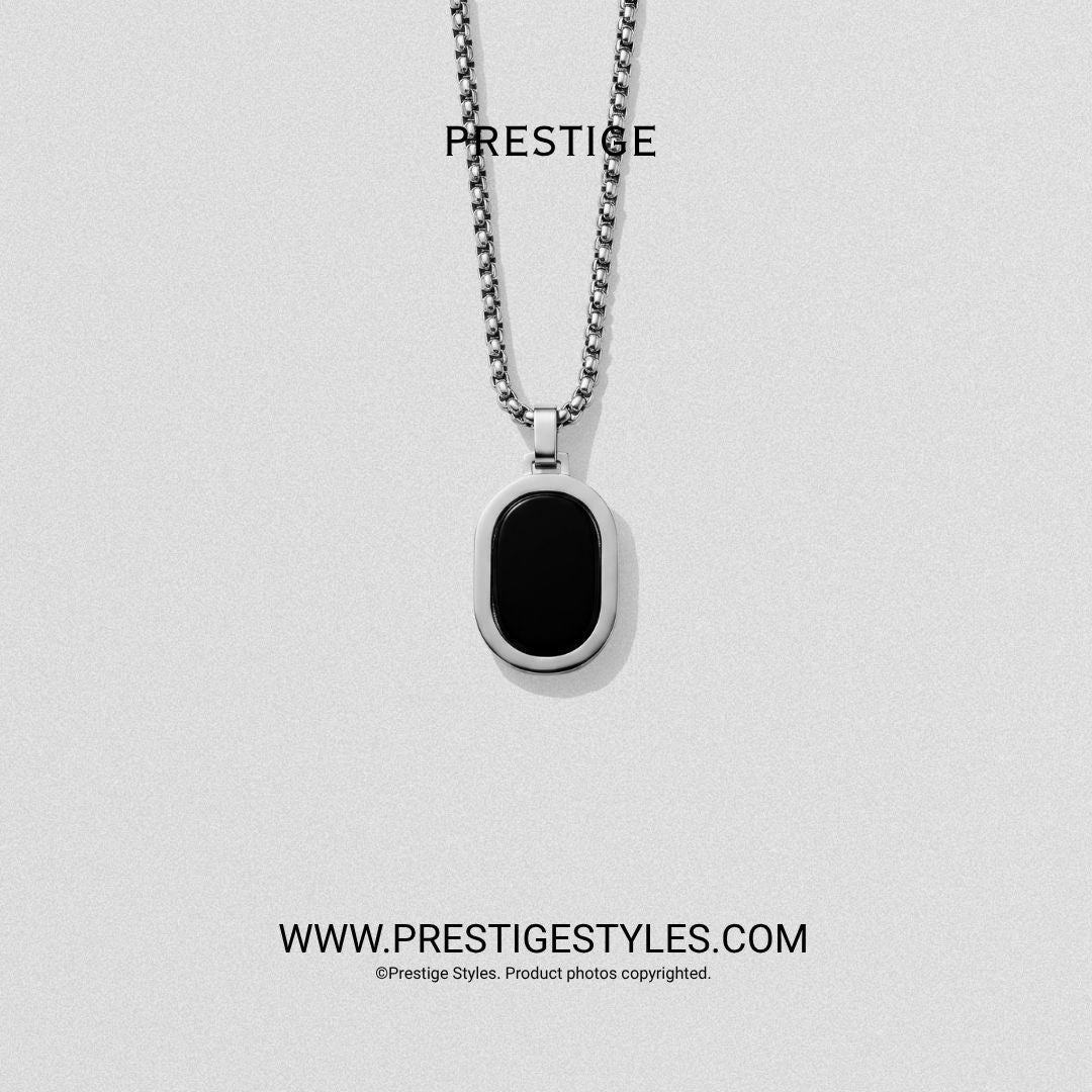 Oval Core Pendant With Chain - Prestige Styles - Bangladesh