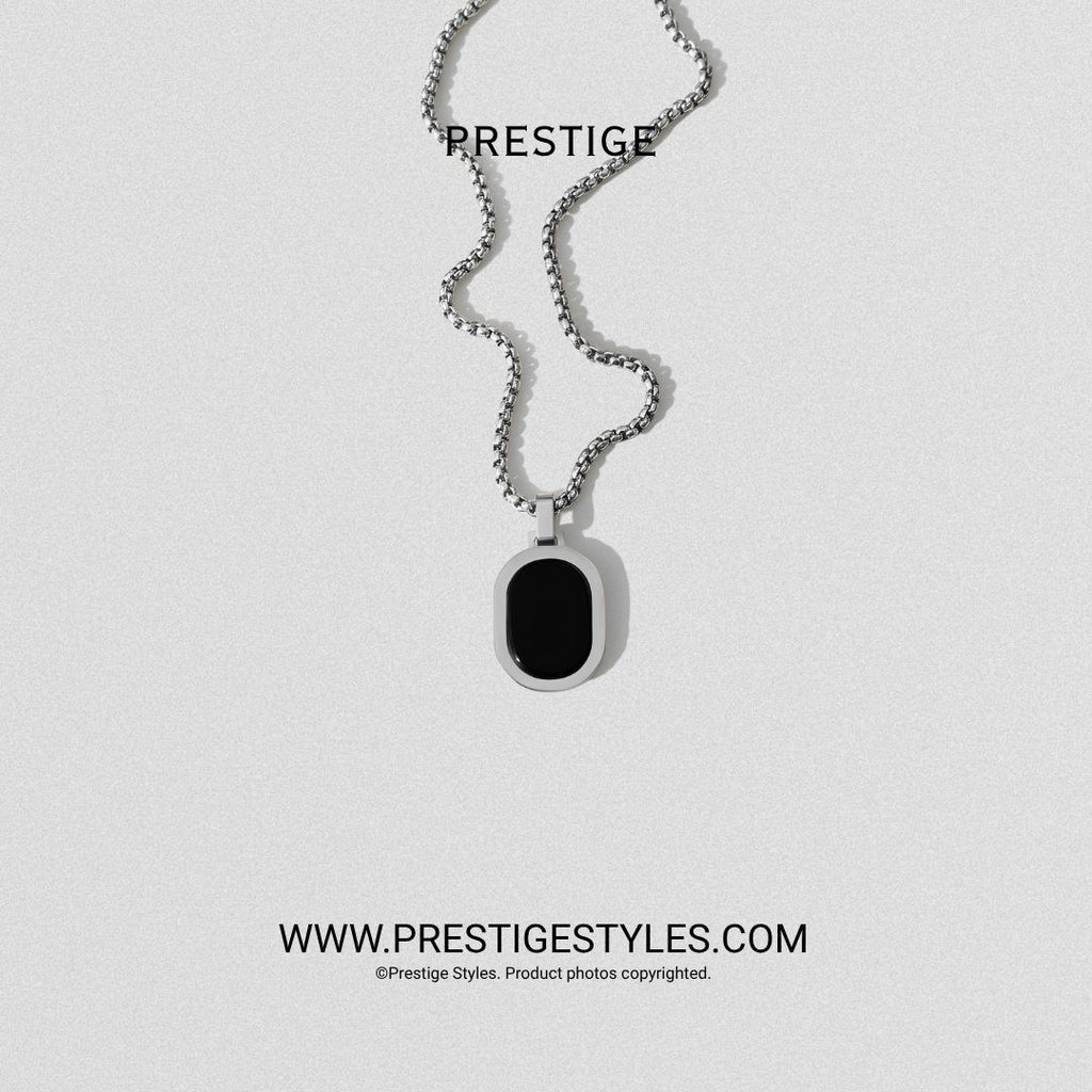 Oval Core Pendant With Chain - Prestige Styles - Bangladesh