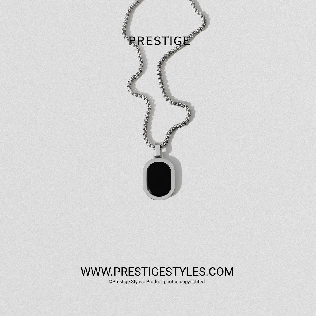 Oval Core Pendant With Chain - Prestige Styles - Bangladesh