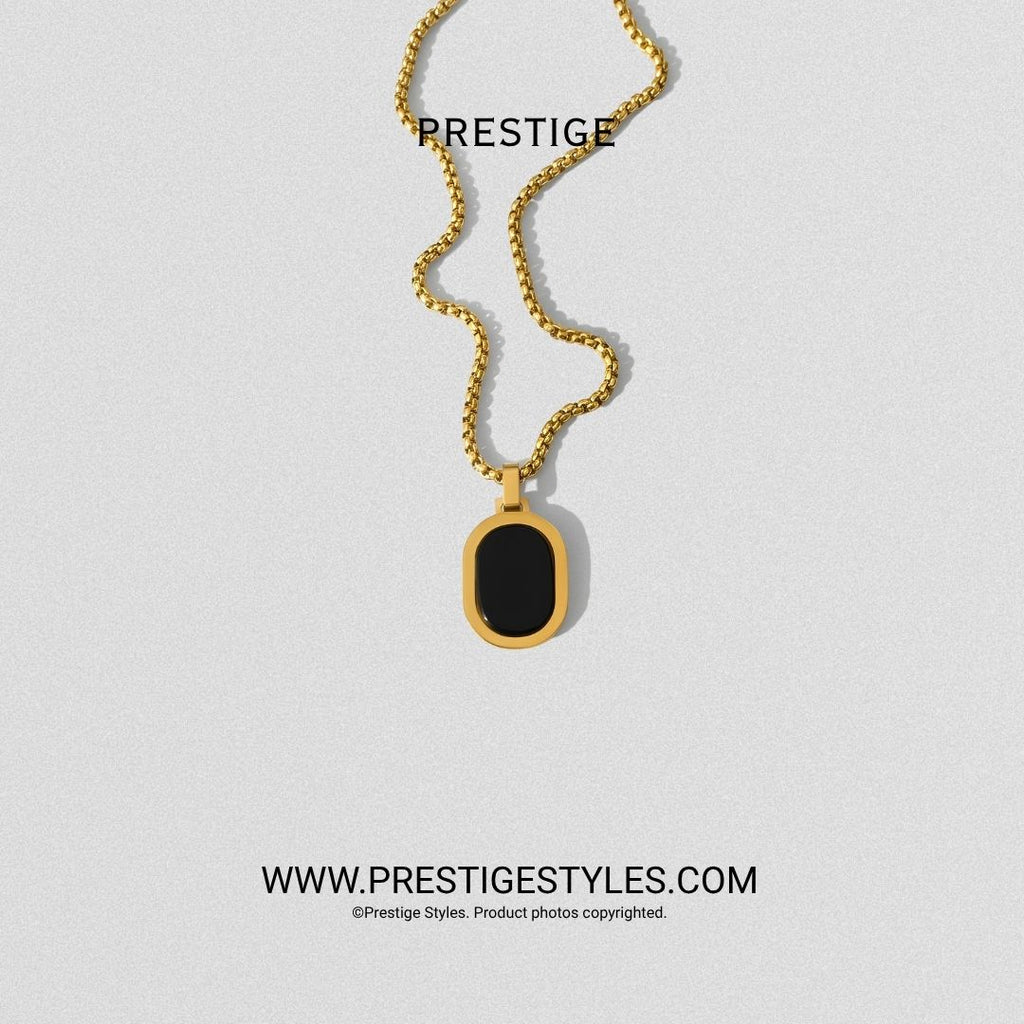 Oval Core Pendant With Chain - Prestige Styles - Bangladesh
