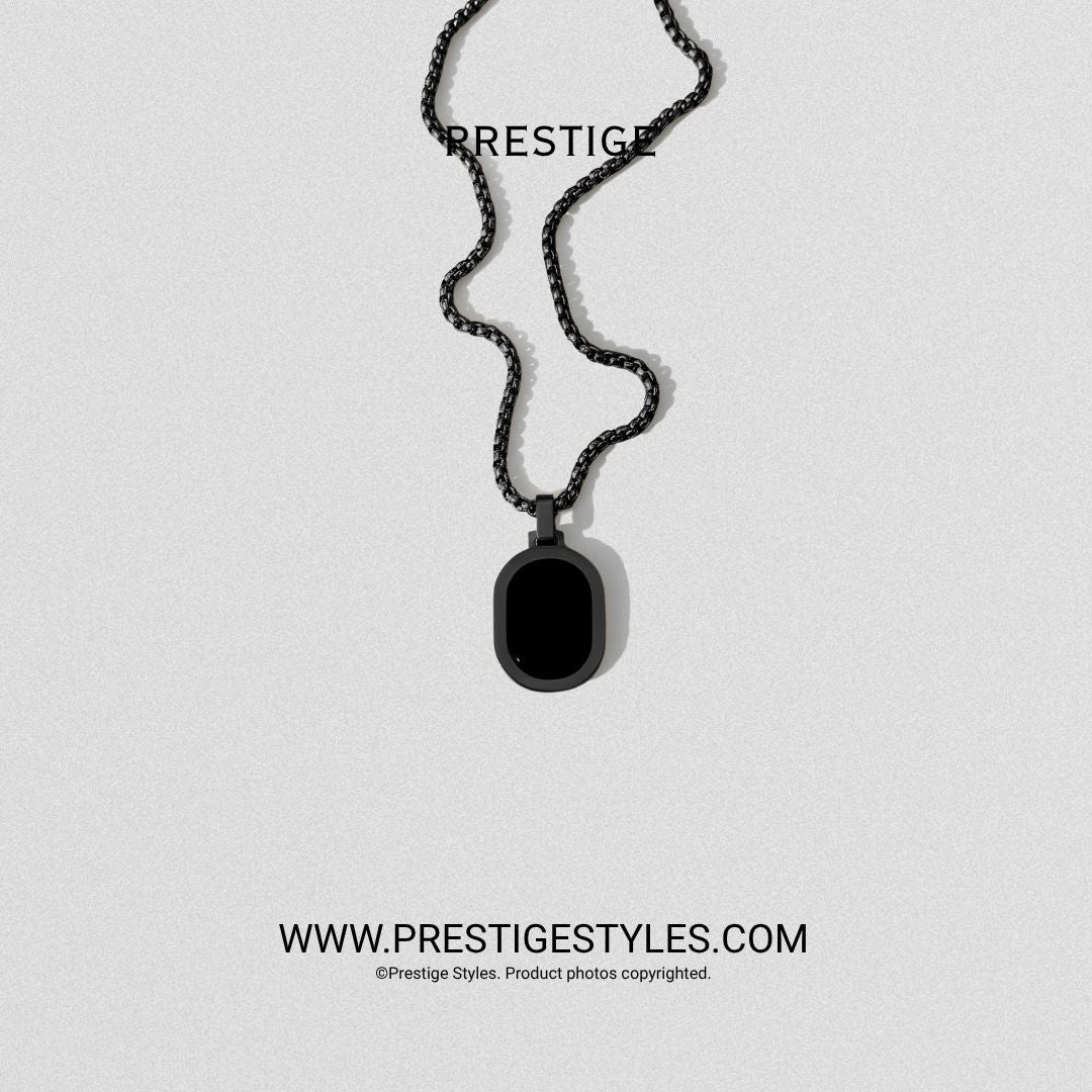 Oval Core Pendant With Chain - Prestige Styles - Bangladesh