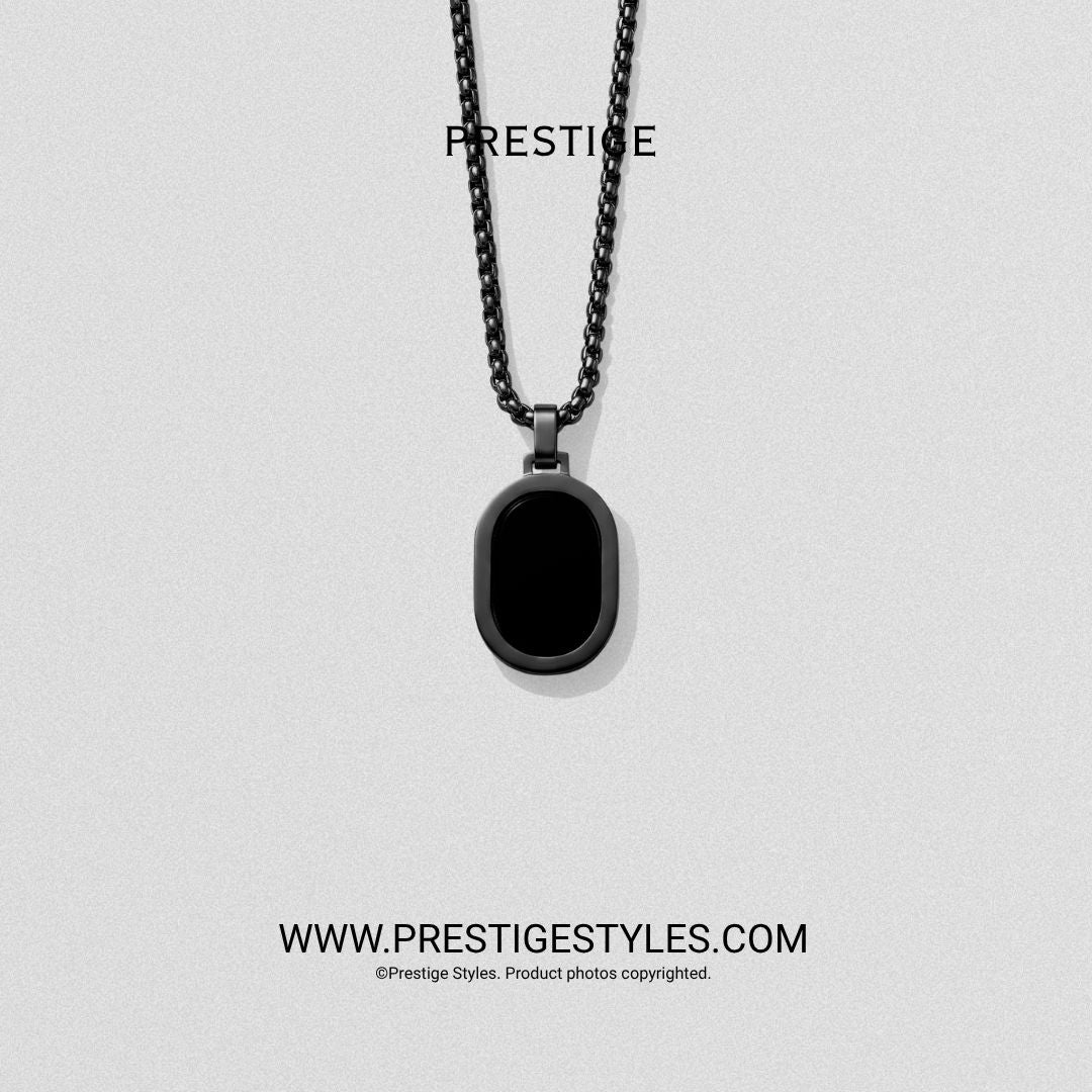 Oval Core Pendant With Chain - Prestige Styles - Bangladesh