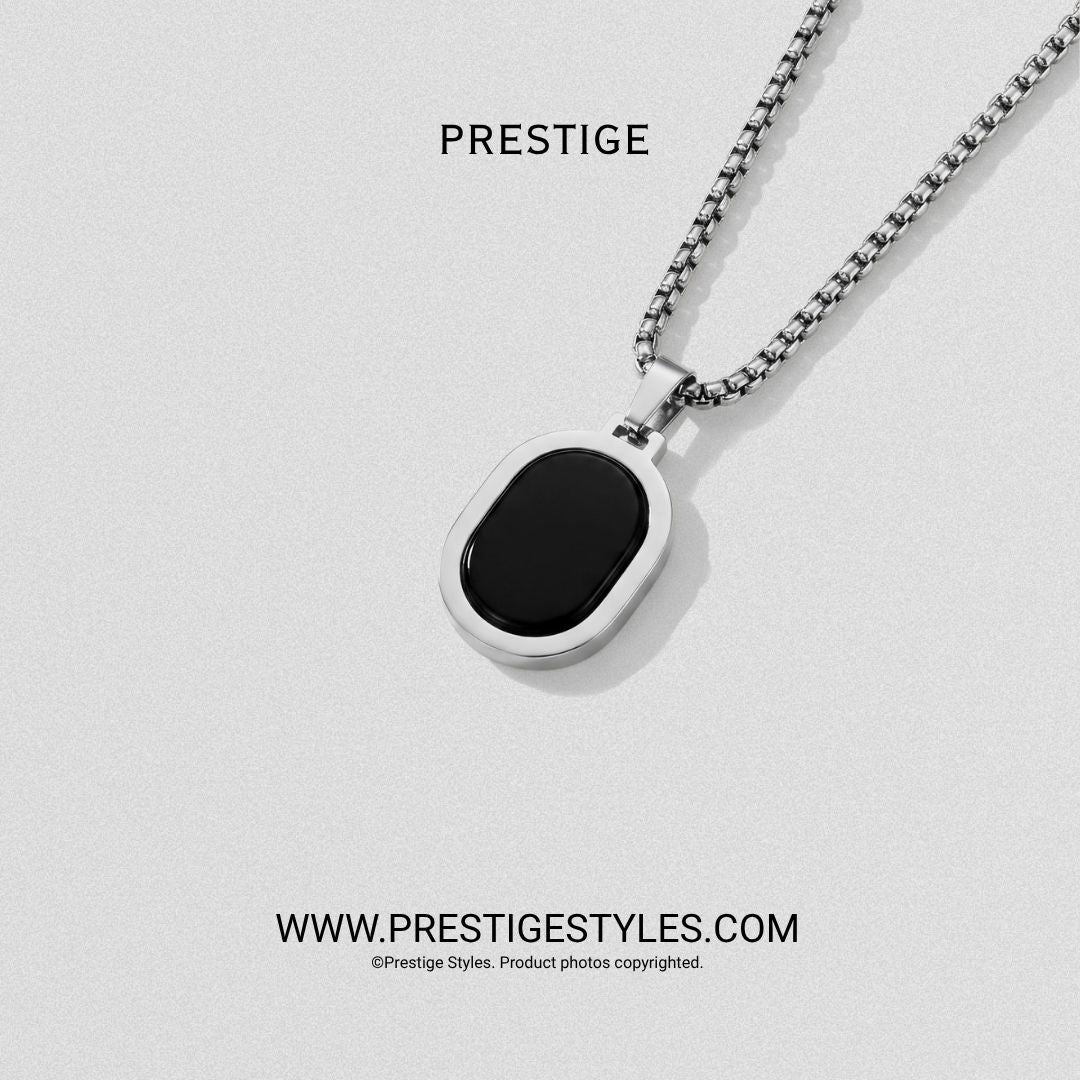 Oval Core Pendant With Chain - Prestige Styles - Bangladesh