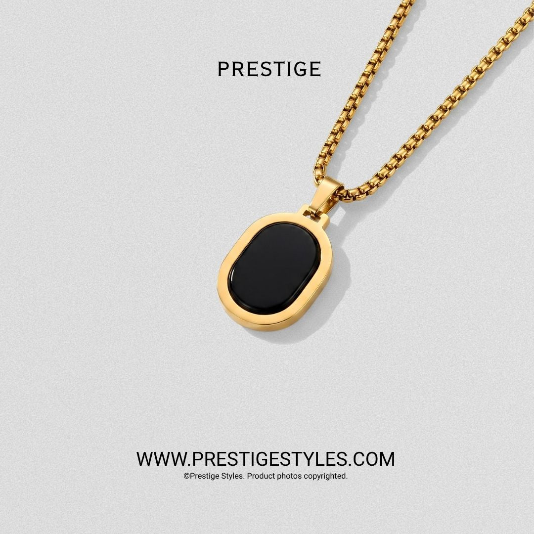 Oval Core Pendant With Chain - Prestige Styles - Bangladesh