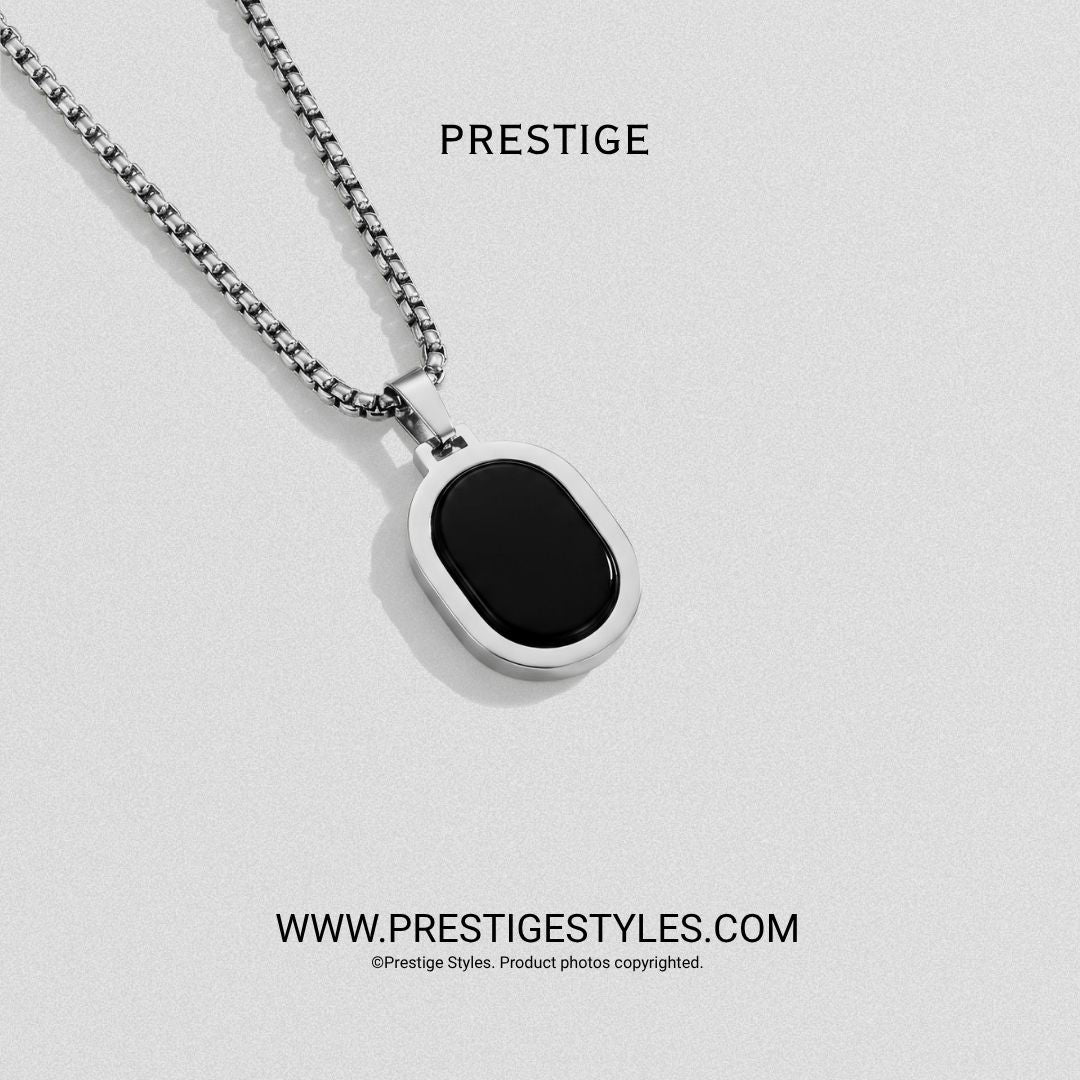 Oval Core Pendant With Chain - Prestige Styles - Bangladesh