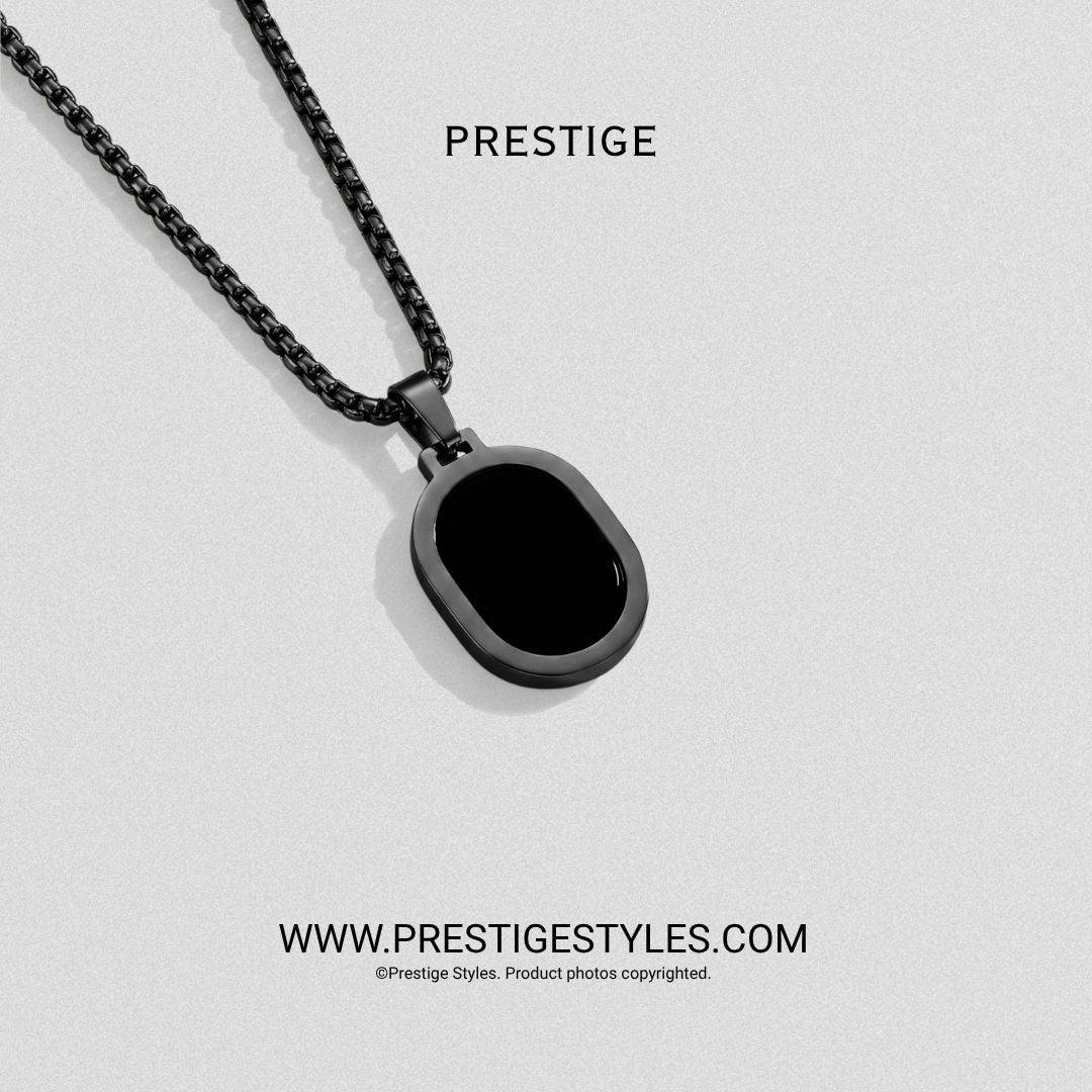 Oval Core Pendant With Chain - Prestige Styles - Bangladesh