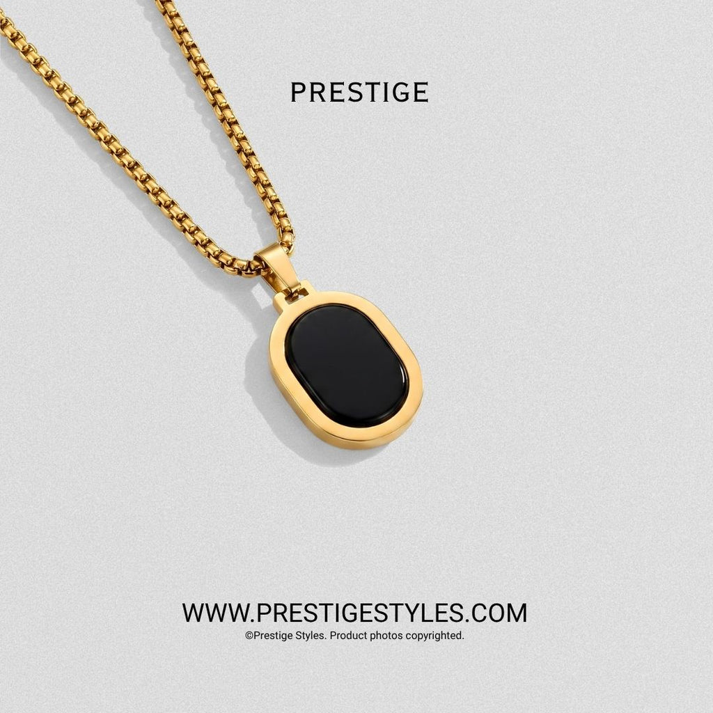Oval Core Pendant With Chain - Prestige Styles - Bangladesh
