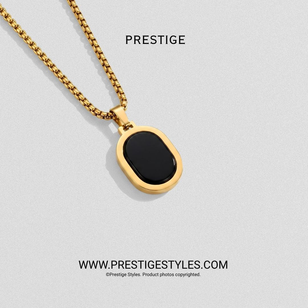 Oval Core Pendant With Chain - Prestige Styles - Bangladesh