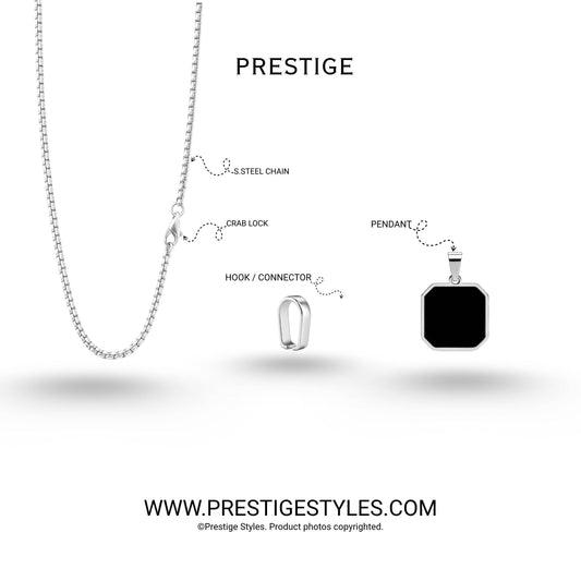 Phantom Pendant with chain (Silver) - Prestige Styles