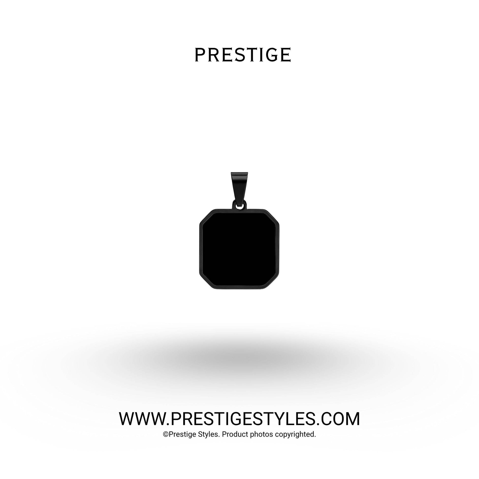 Phantom Pendant with chain (Black) - Prestige Styles