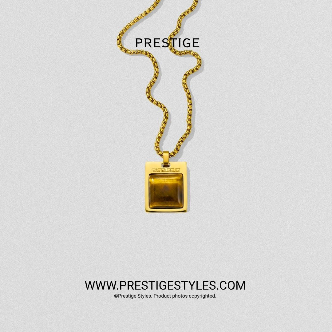 Pharaoh's Meander Pendant with Chain - Prestige Styles - Bangladesh