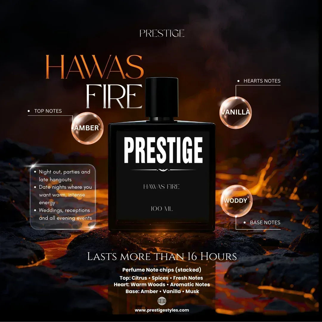 Rasasi Hawas Fire (Prestige Inspired) - Prestige Styles - - Perfume