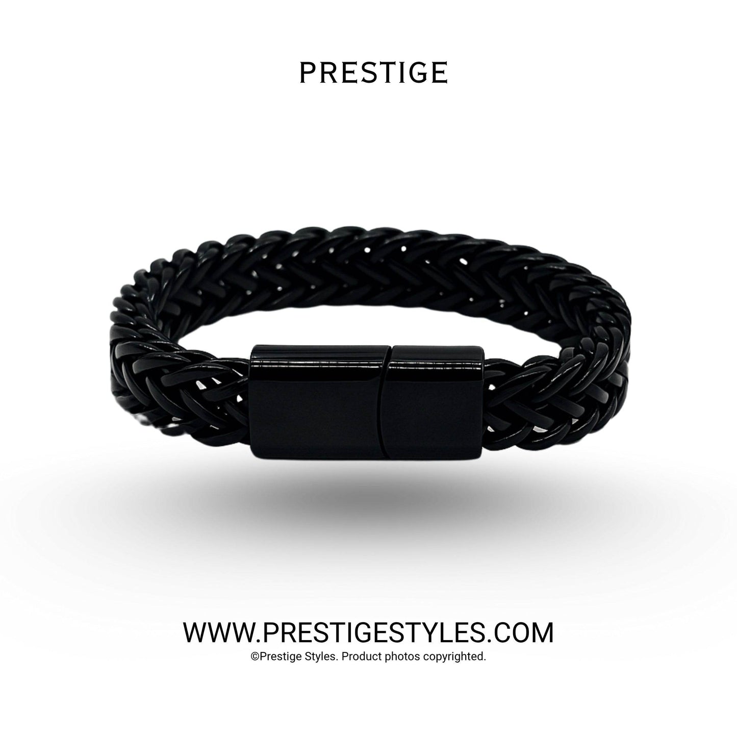 Retro Link Titanium Bracelet - Prestige Styles