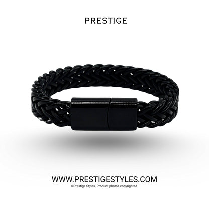 Retro Link Titanium Bracelet - Prestige Styles