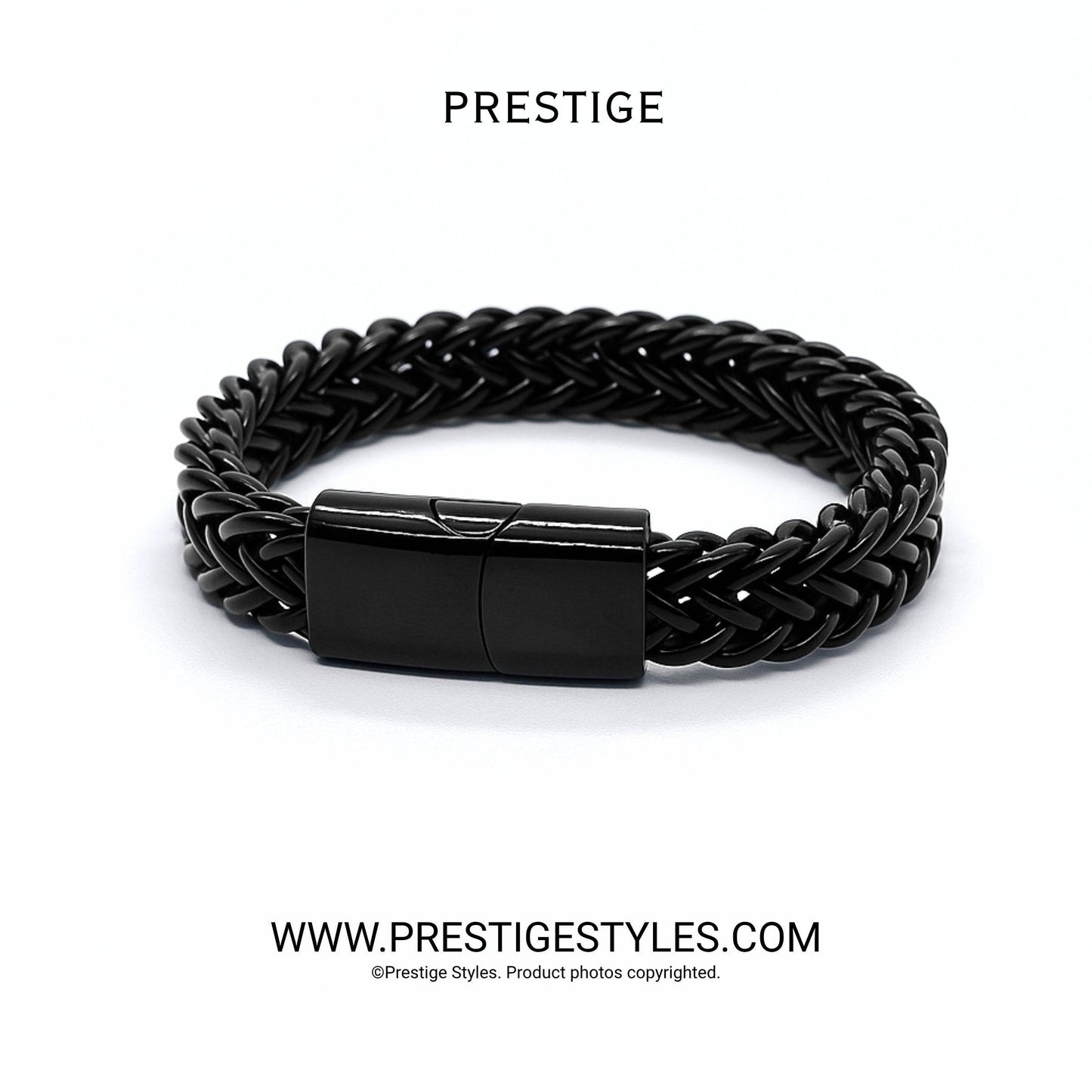 Retro Link Titanium Bracelet - Prestige Styles