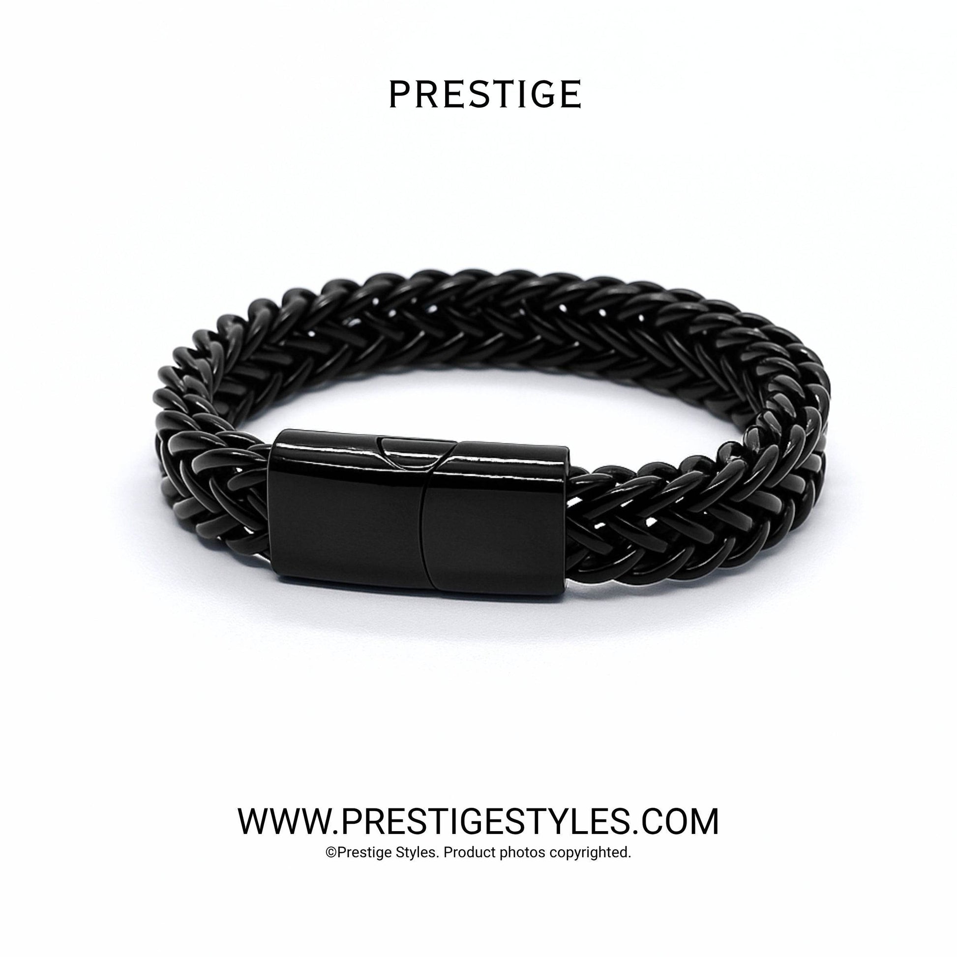 Retro Link Titanium Bracelet - Prestige Styles