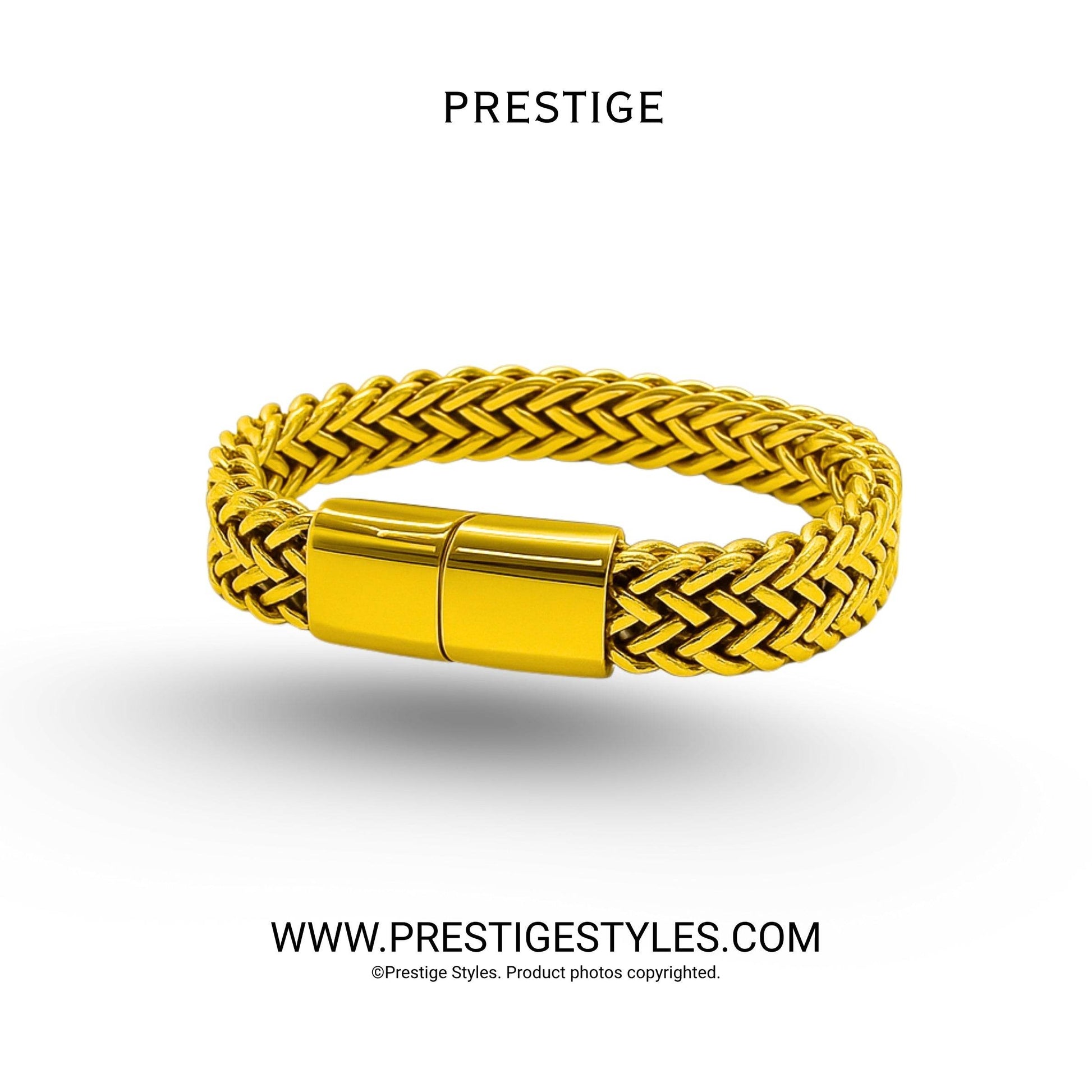 Retro Link Titanium Bracelet - Prestige Styles