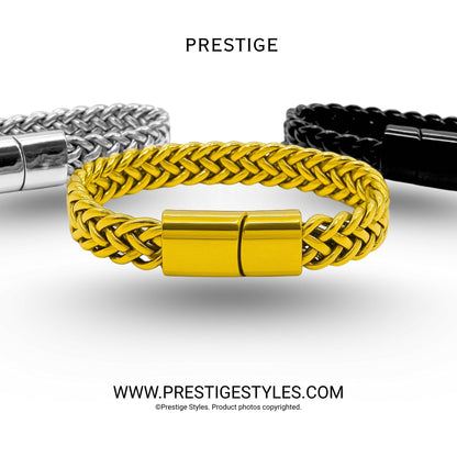 Retro Link Titanium Bracelet - Prestige Styles