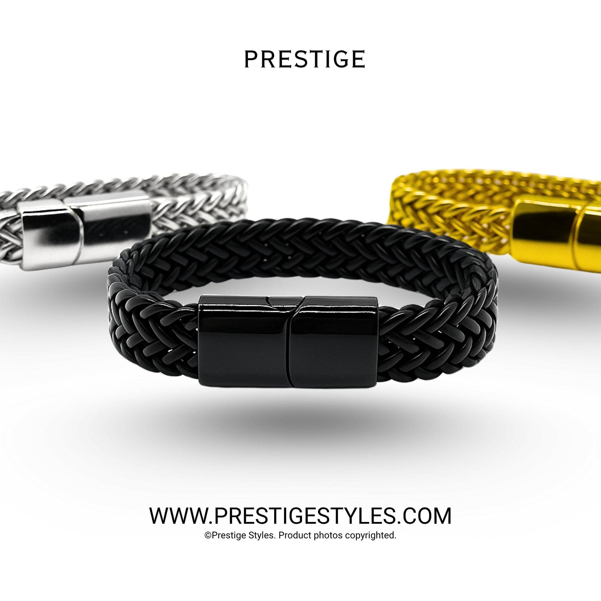 Retro Link Titanium Bracelet - Prestige Styles
