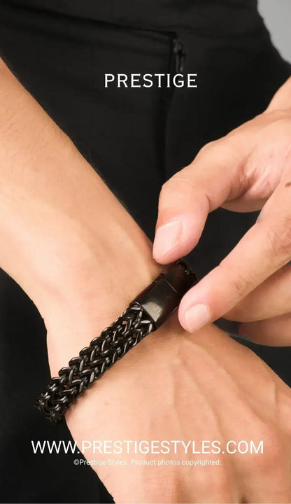 Retro Link Titanium Bracelet - Prestige Styles - Bangladesh
