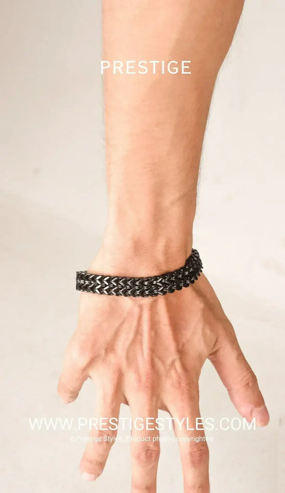 Retro Link Titanium Bracelet - Prestige Styles - Bangladesh