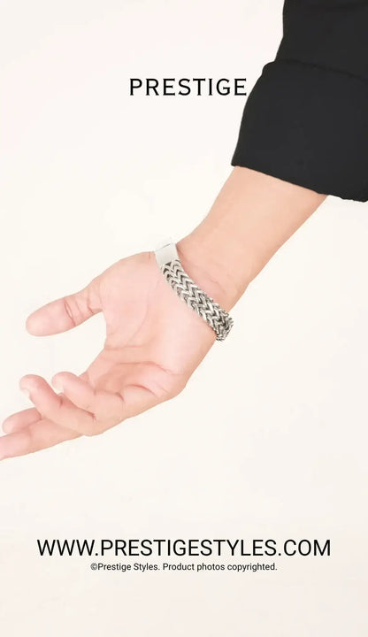 Retro Link Titanium Bracelet - Prestige Styles - Bangladesh