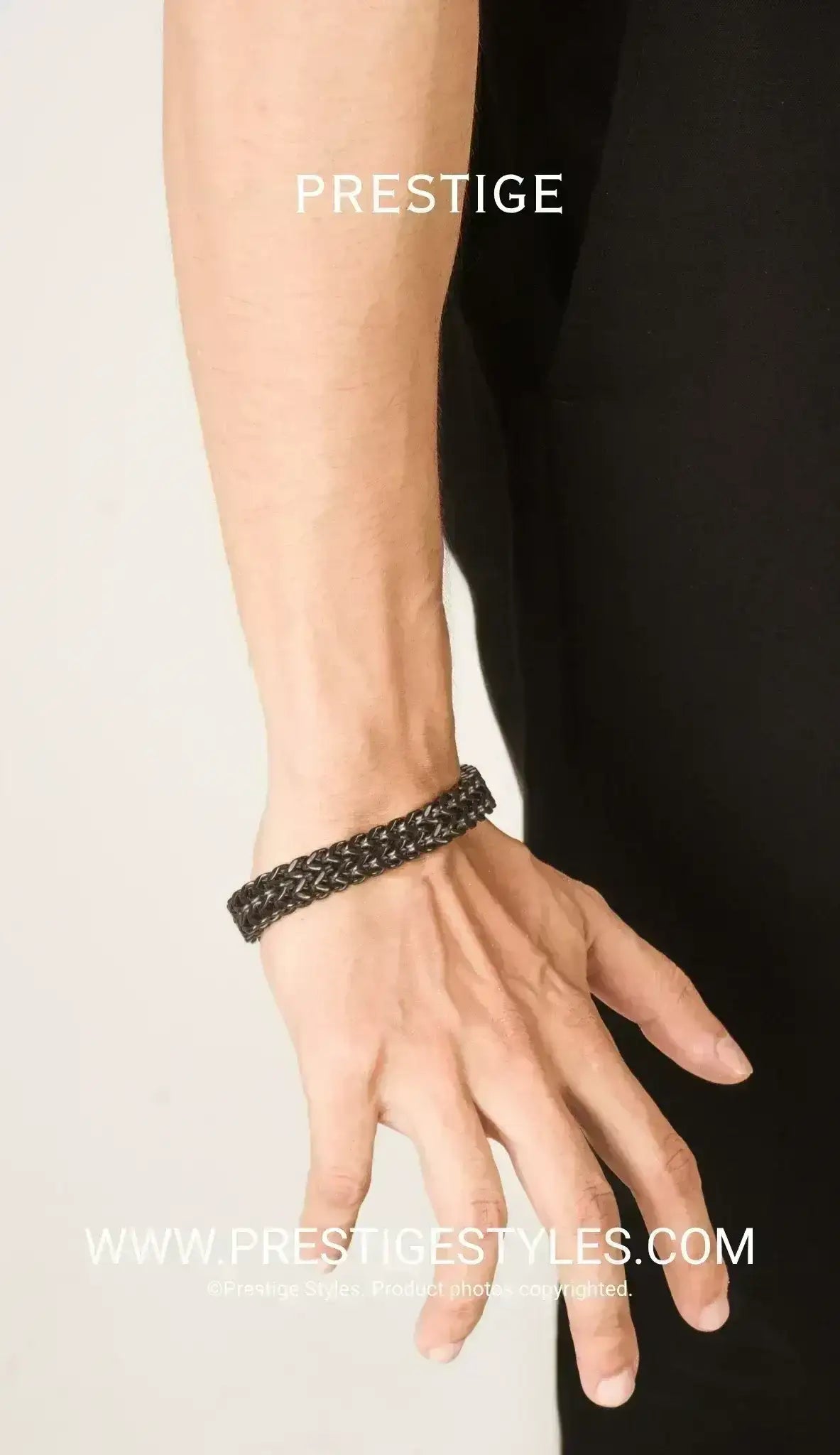 Retro Link Titanium Bracelet - Prestige Styles - Bangladesh
