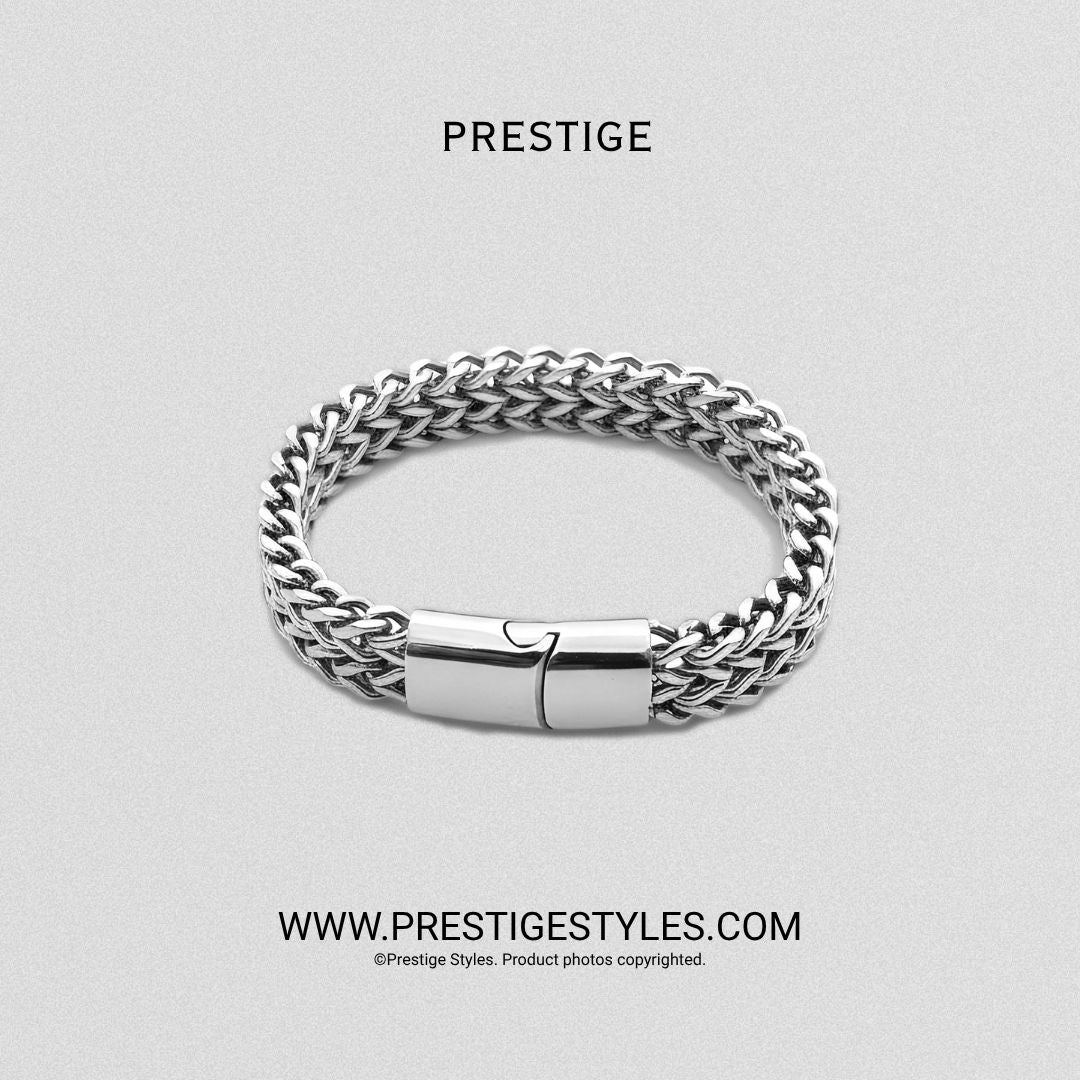Retro Link Titanium Bracelet - Prestige Styles - Bangladesh
