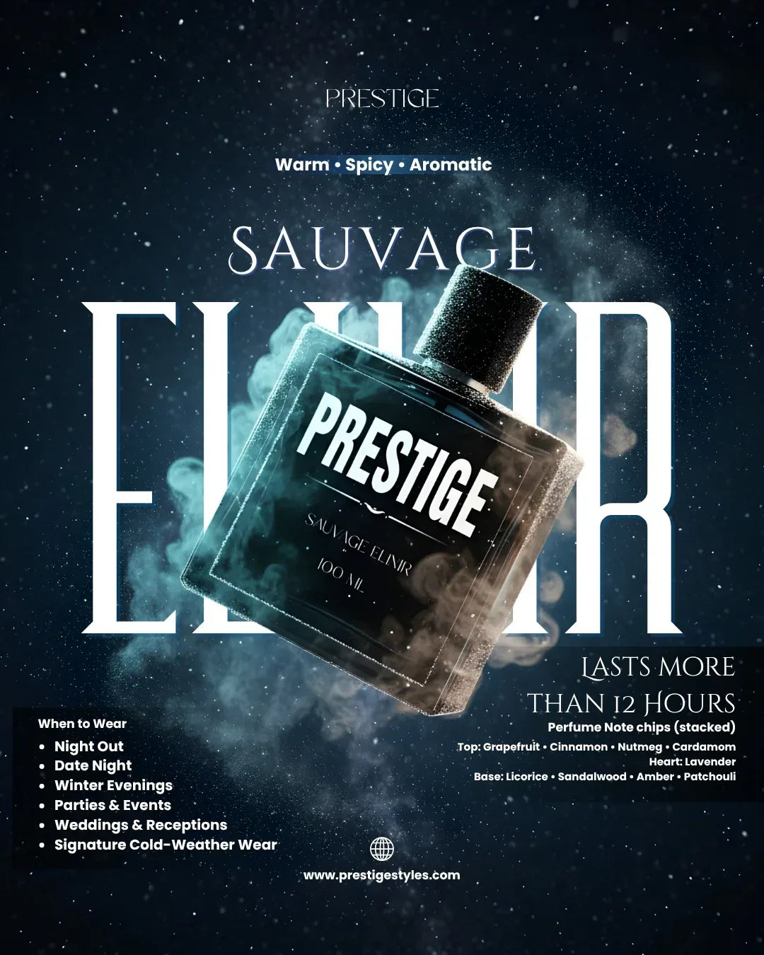 Sauvage Elixir (Prestige Inspired) - Prestige Styles - - 
