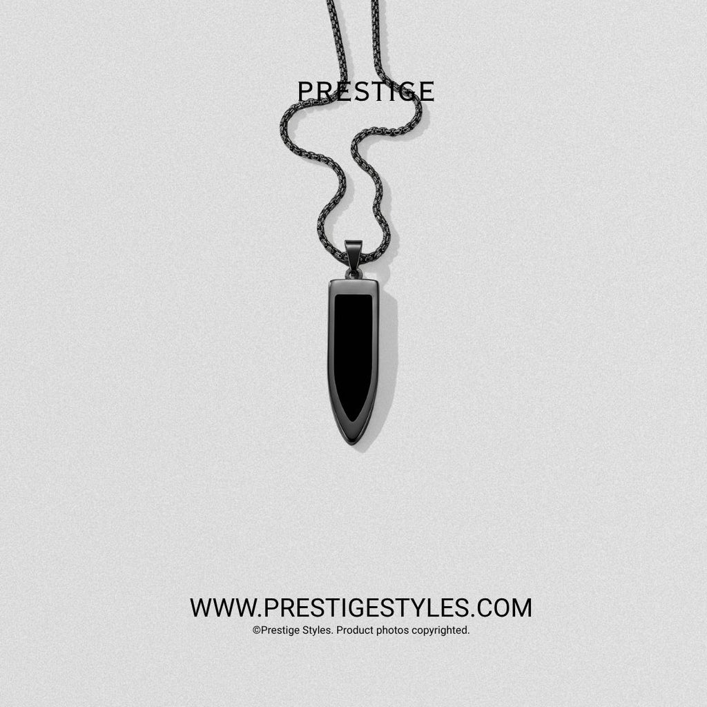 Shadow Rune Pendant with chain - Prestige Styles - Bangladesh