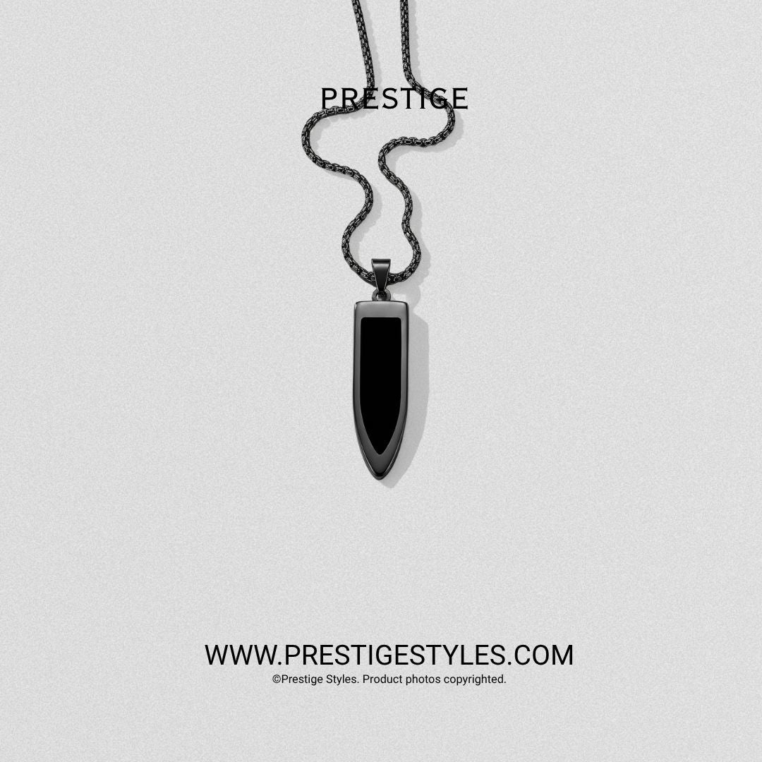 Shadow Rune Pendant with chain - Prestige Styles - Bangladesh