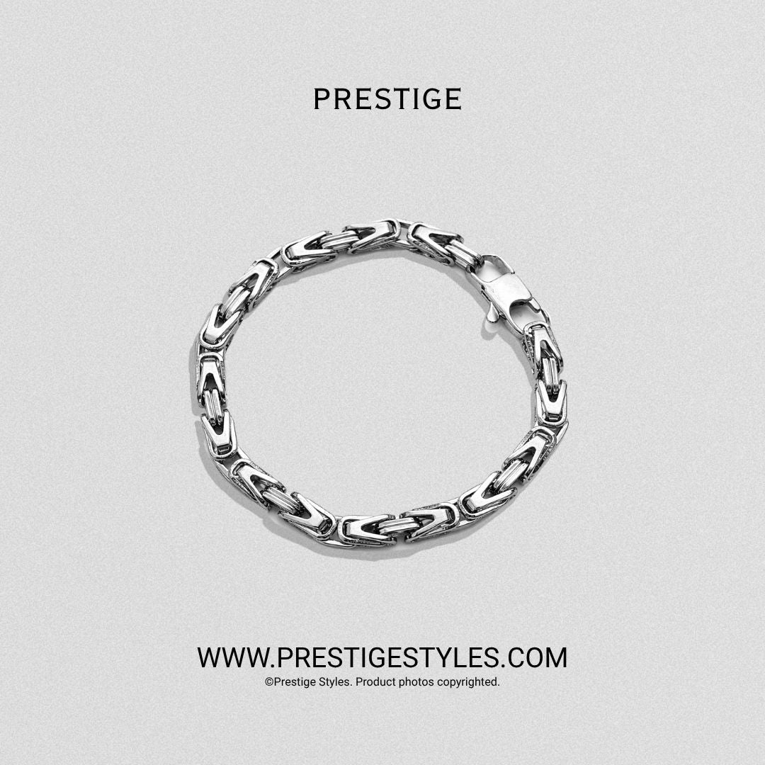 Silver Byzantine Bracelet - Prestige Styles - Bangladesh