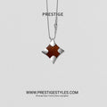 Silver Crownwood Pendant With Chain - Prestige Styles - Bangladesh