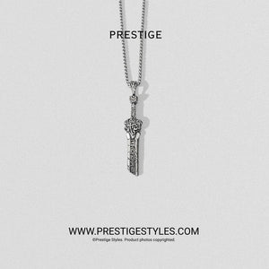 Silver Myth Sword Pendant With Chain