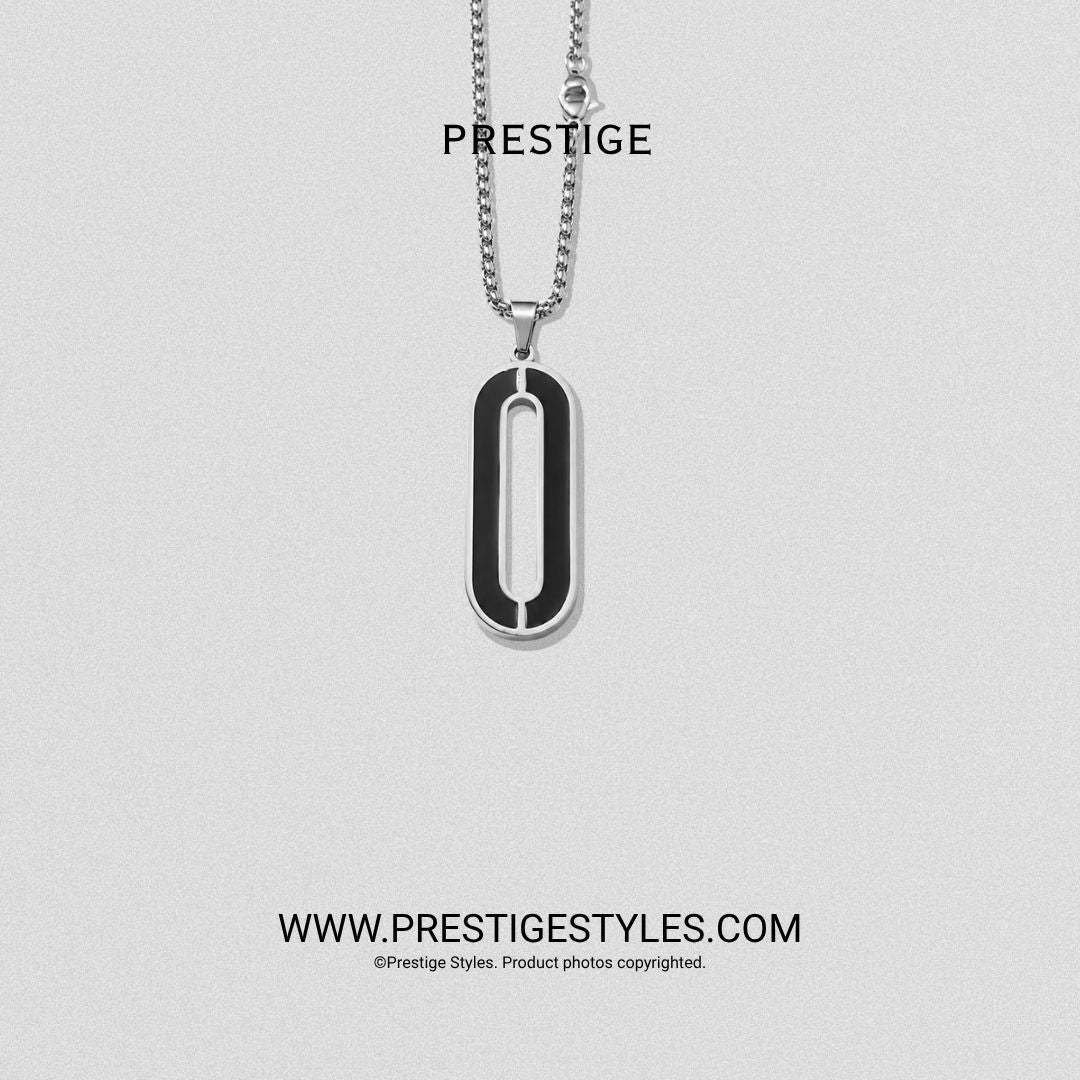 Silver Shadowline Pendant With Chain - Prestige Styles - Bangladesh