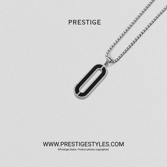 Silver Shadowline Pendant With Chain - Prestige Styles - Bangladesh