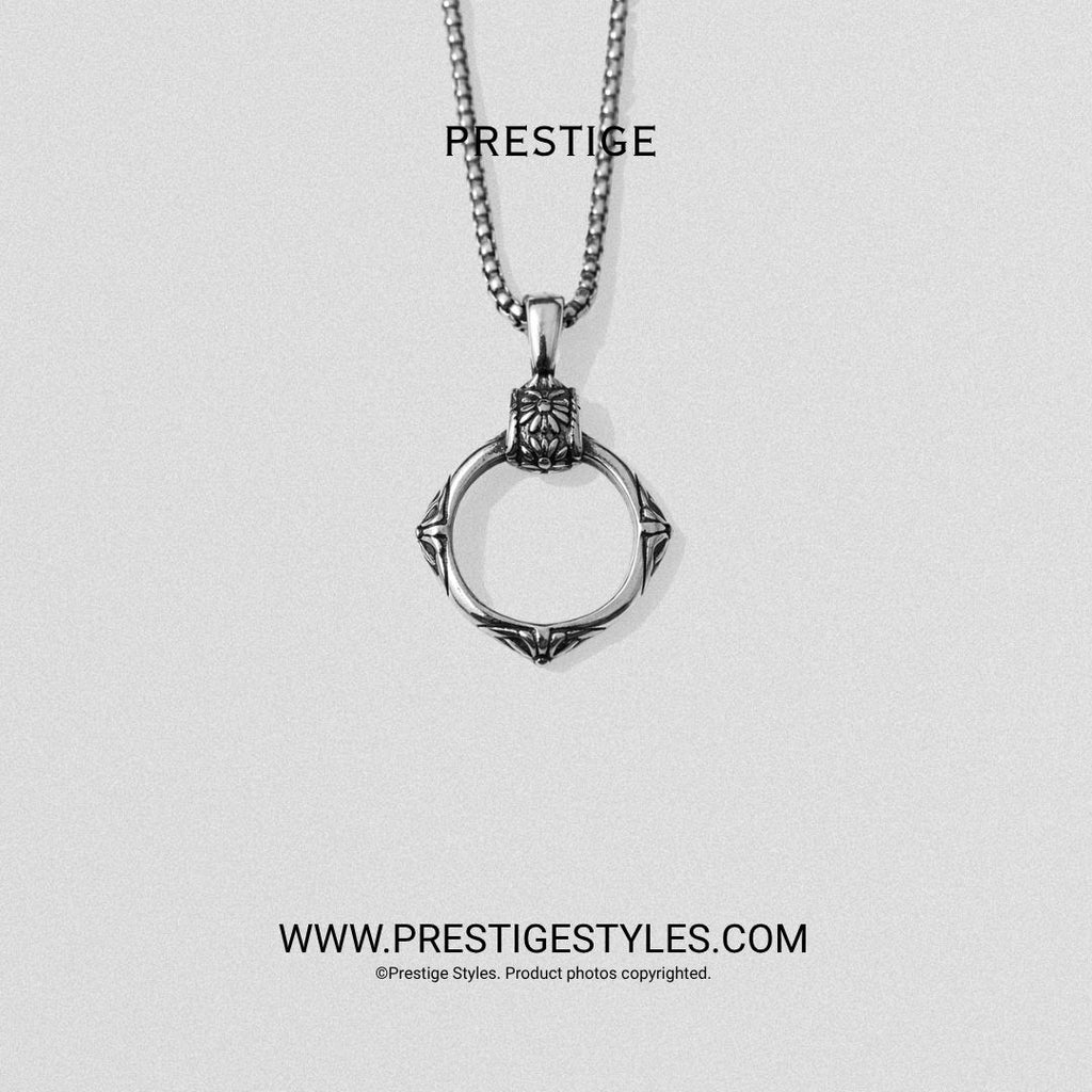 Silver Throne Pendant with Chain - Prestige Styles - Bangladesh