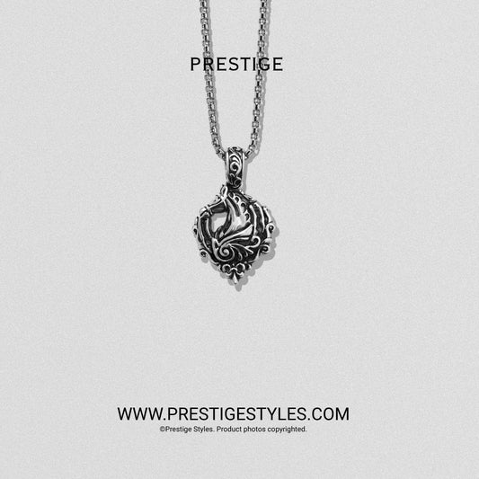 Silver Vesper Pendant With Chain - Prestige Styles - Bangladesh