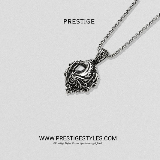 Silver Vesper Pendant With Chain - Prestige Styles - Bangladesh