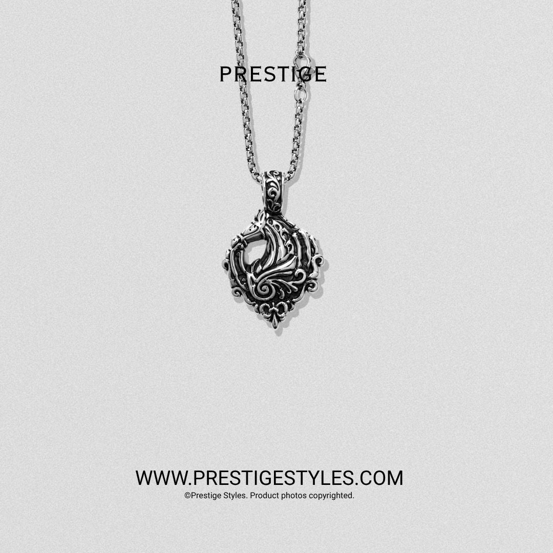 Silver Vesper Pendant With Chain - Prestige Styles - Bangladesh