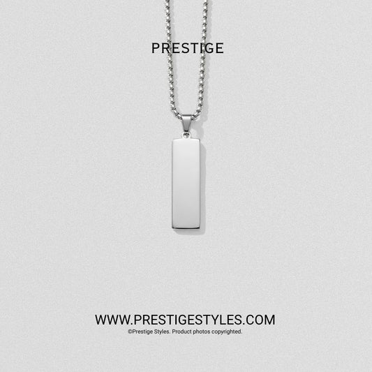 Slate Bar Pendant with chain - Prestige Styles - Bangladesh