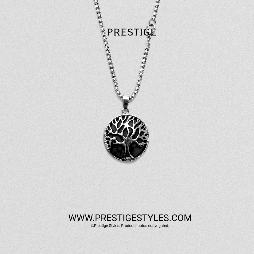 Soul Crest Black Pendant with Chain - Prestige Styles - Bangladesh