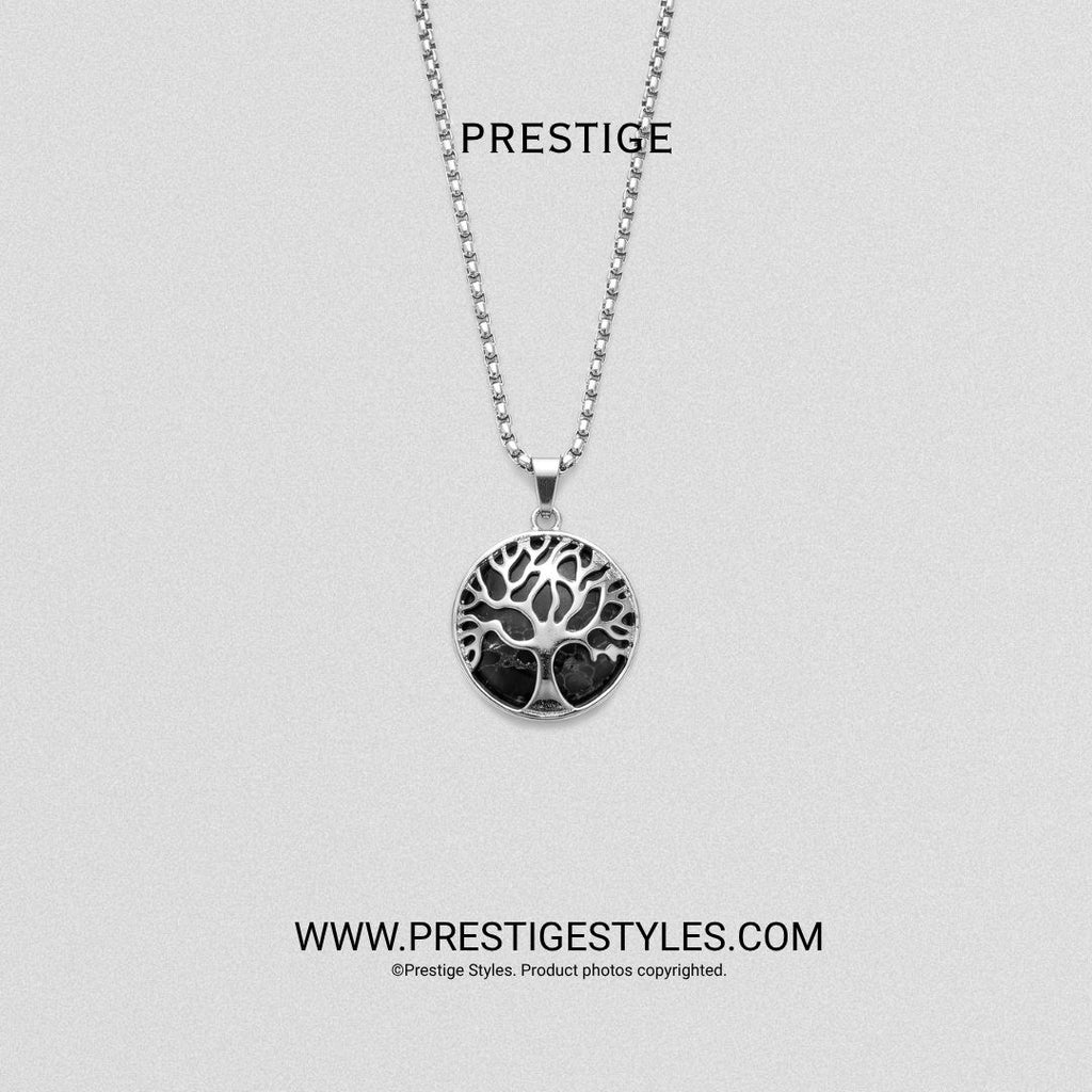 Soul Crest Black Pendant with Chain - Prestige Styles - Bangladesh