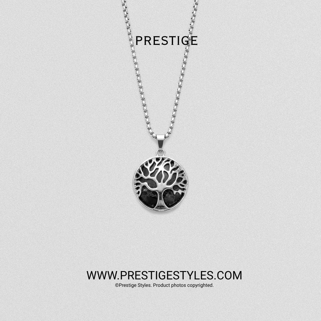 Soul Crest Black Pendant with Chain - Prestige Styles - Bangladesh