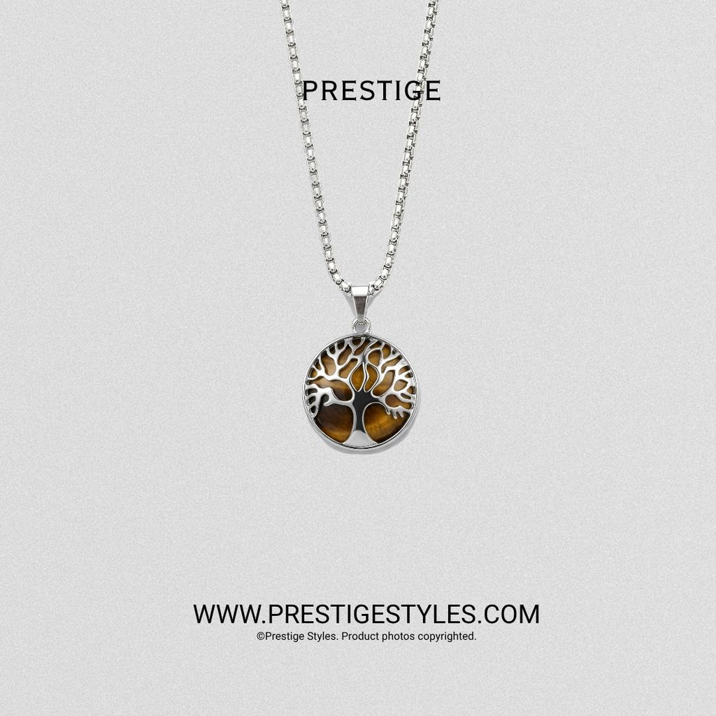 Soul Crest Brown Pendant with Chain - Prestige Styles - Bangladesh