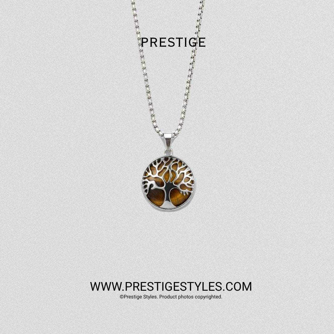 Soul Crest Brown Pendant with Chain - Prestige Styles - Bangladesh