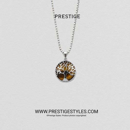 Soul Crest Brown Pendant with Chain - Prestige Styles - Bangladesh