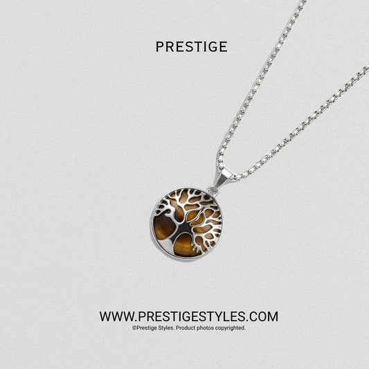 Soul Crest Brown Pendant with Chain - Prestige Styles - Bangladesh